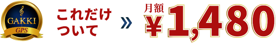 これだけついて月額￥1,480